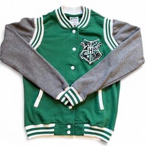 Harry Potter Slytherine Varsity Jacket. XS